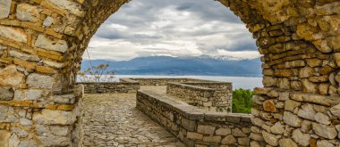 Ünlü Palamidi Kalesi, Nafplion Şehri, Peloponnese, Greece