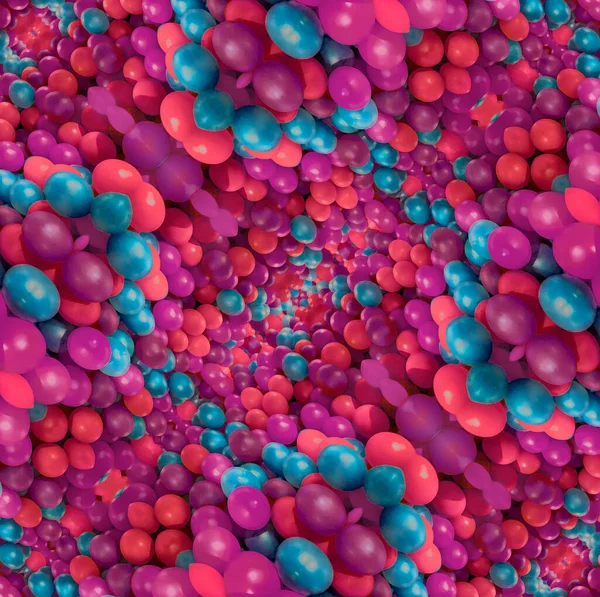 Kırmızı ve mavi renkler oyun alanı motifsiz model arkaplanı toplar