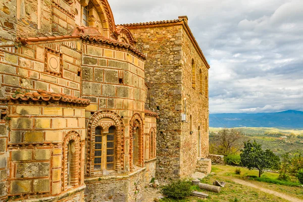 Side View Saint Christopher Holy Orthodox Church Mystrs Peloponnese Greece — Stockfoto