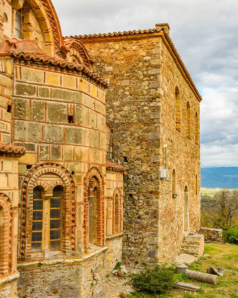 Side View Saint Christopher Holy Orthodox Church Mystrs Peloponnese Greece — Stockfoto