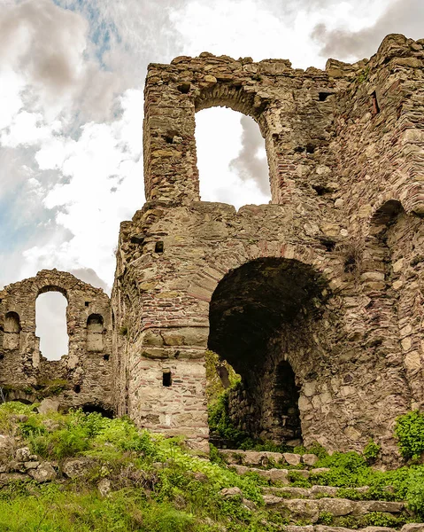 Ruinas Abandonadas Antigua Ciudad Mystras Peloponeso Griego —  Fotos de Stock
