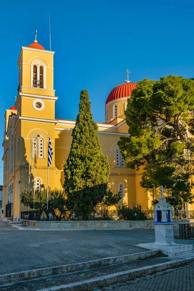 Exterieur Uitzicht Galaxidi Kerk Phocis Griekenland — Stockfoto