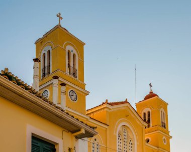 Dış görünüş galaksisi kilisesi, phocis, Greek