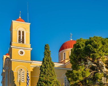 Dış görünüş galaksisi kilisesi, phocis, Greek