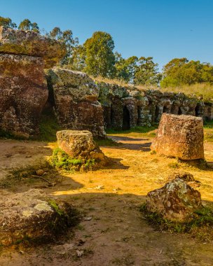 Grutas del Palacio 'nun dış görünüşü Flores Bölümü, Uruguay' da bulunan eşsiz bir geopark.
