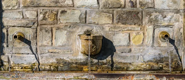 Public Drinking Fountain Metsovo Town Greece — Stock Photo, Image