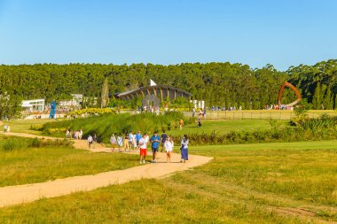 MALDONADO, URUGUAY, HAZİRAN - 2022 Çağdaş Sanat Müzesinin Açılışı, maldonado, uruguay