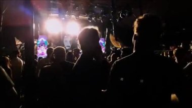 MONTEVIDEO, URUGUAY, FEBRUARY - 2022 - Elektronik parti, Montevideo şehri, uruguay