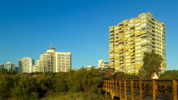 Panoramiczny Krajobraz Miejski Punta Del Este Maldonado Urugwaj — Zdjęcie stockowe