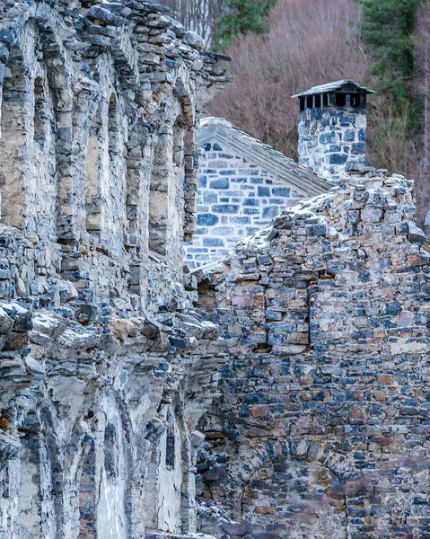 Altes Heiliges Kloster Des Heiligen Dionysios Vom Olymp — Stockfoto