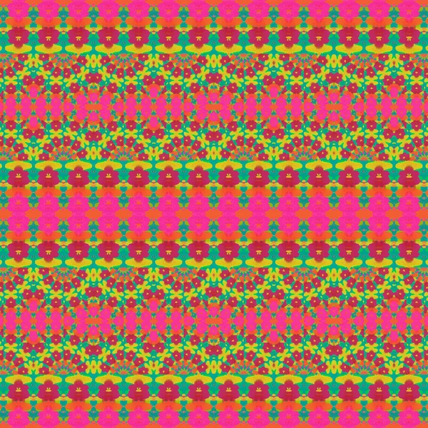 Яркий Многоцветный Геометрический Бесшовный Рисунок Фона — стоковое фото