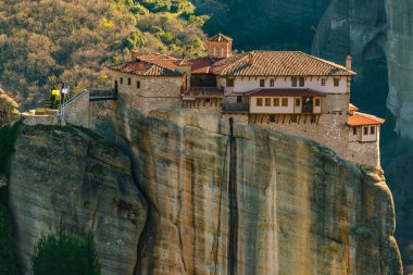 Roussanou manastırı, meteora alanı, tesalia, Yunanistan.