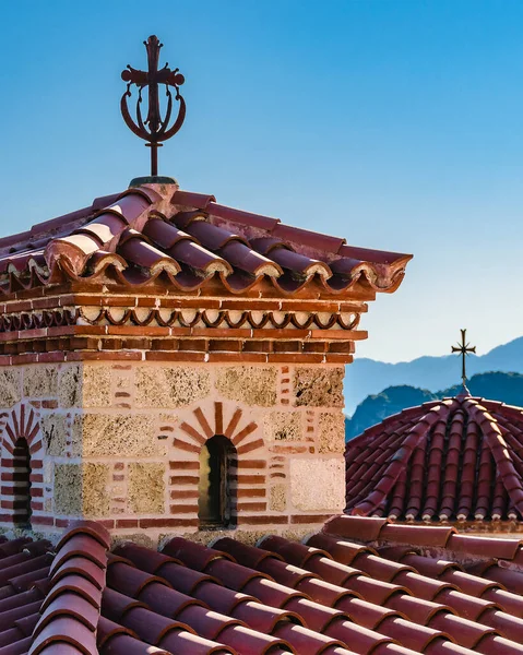 Construction Detail Meteora Monastery Tesalia Greece — Stockfoto