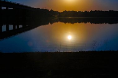 Flores ve Soriano, Uruguay departmanları arasındaki sınır olan Grande Nehri 'ni geçen köprü.