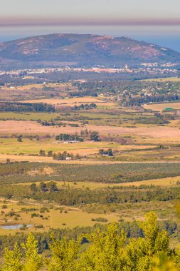 Sierra de las animasyon dağ sırası, maldonado, uruguay kırsal arazisi