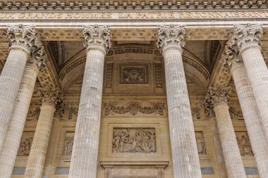 Le Pantheon binasının dış görünüşü, Paris, Fransa