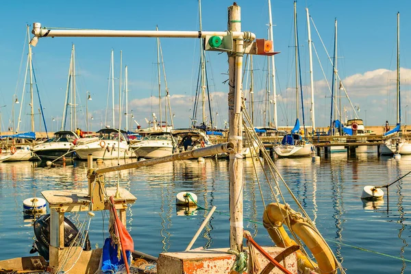 Piriapolis Uruguay Marzo 2022 Barco Pesca Rústico Estacionado Puerto Ciudad —  Fotos de Stock