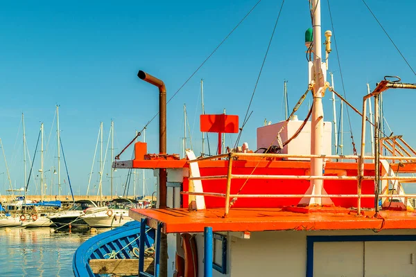 Rustic Fishing Boat Parked Piriapolis City Port Maldonado Uruguay — 图库照片