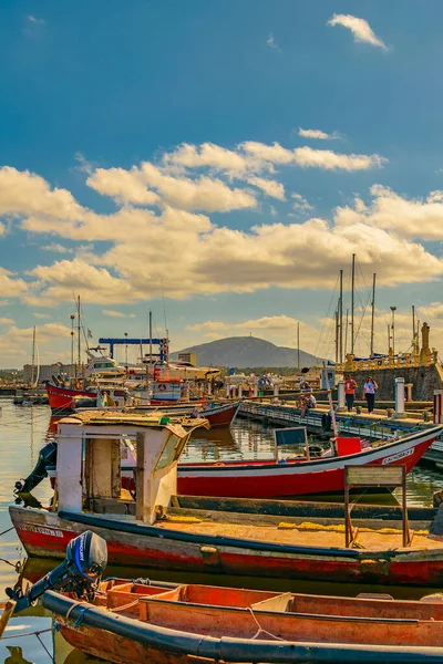 Piriapolis Uruguay March 2022 Rustic Fishing Boats Parked Piriapolis City — ストック写真