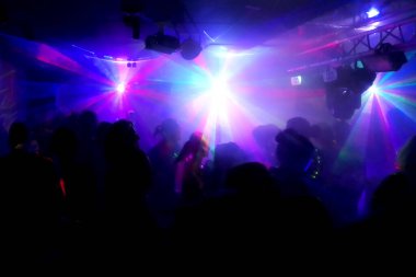 MONTEVIDEO, URUGUAY, MAYIS - 2022 - Elektronik parti, montevideo şehri, uruguay