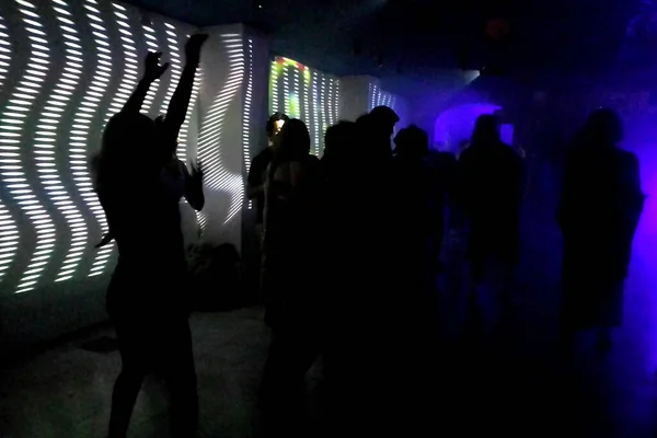 Montevideo Uruguay May 2022 Interior Scene Electronic Party Montevideo City — 스톡 사진