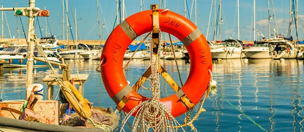 Piriapolis Şehir Limanına Parketmiş Rustik Balıkçı Teknesi Maldonado Uruguay — Stok fotoğraf
