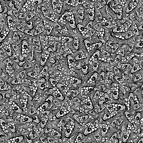 Kabile maskesi siyah ve beyaz doğrusal çizim motifi