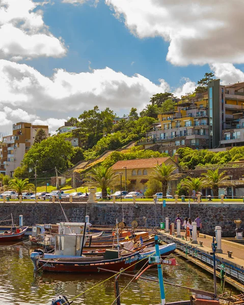 Sunny Summer Day Scene Piriapolis City Port Maldonado Uruguay — ストック写真