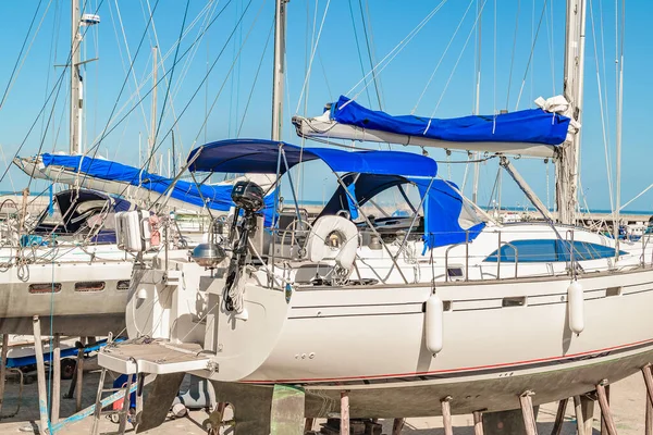 Yachts Parked Piriapolis City Port Maldonado Uruguay — Stok fotoğraf