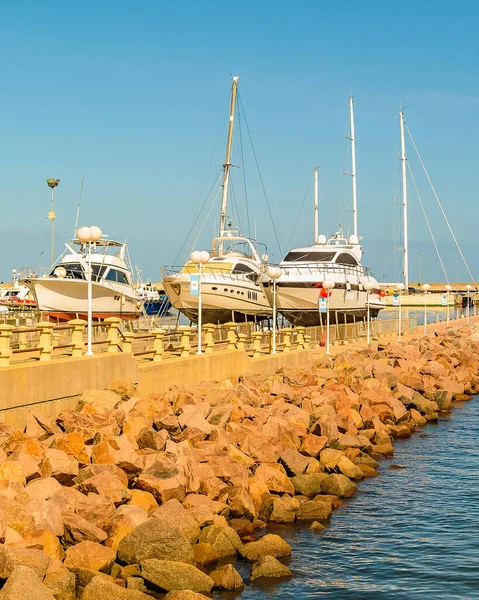 Sunny Summer Day Scene Piriapolis City Port Maldonado Uruguay — Foto de Stock