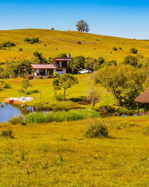 Rustic Modern Style House Countryside Environment Maldonado Uruguay —  Fotos de Stock