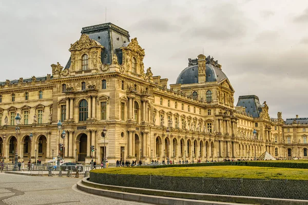 Exterior View Louvre Museum Building Paris France — Photo