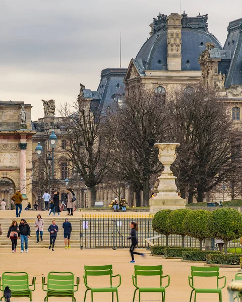 Paris France January 2022 Exterior View Louvre Museum Building Paris — Photo