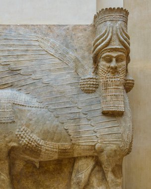 Müzedeki ünlü Antik Aslan Heykeli