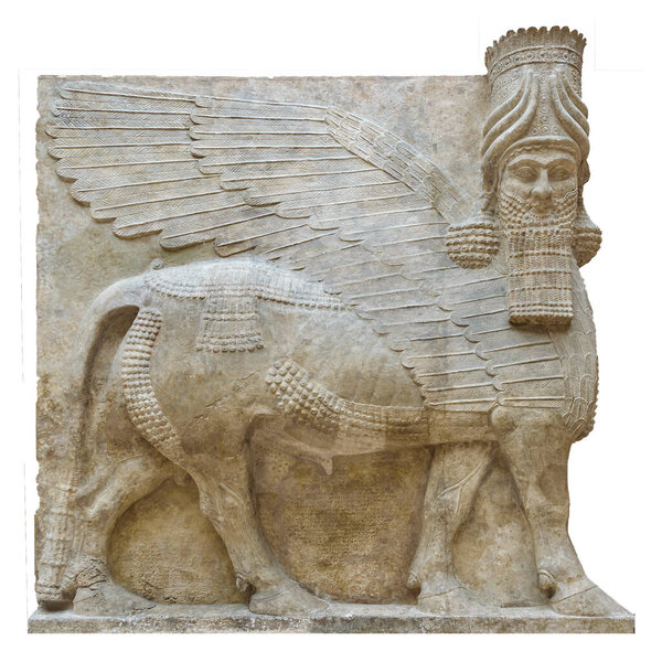 Знаменитая ассирийская скульптура льва