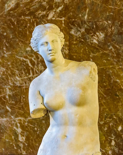 Famosa Escultura Grega Milo Venus Museu — Fotografia de Stock
