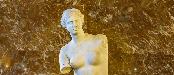 博物馆里著名的米罗 韦纳斯希腊雕塑 — 图库照片