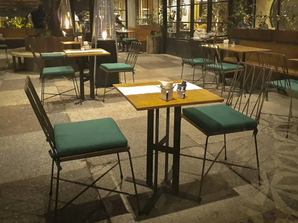 Interiör Gård Moderna Stil Restaurang Pocitos Grannskap Montevideo Uruguay — Stockfoto