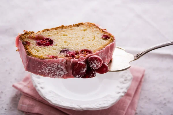 Preiselbeerkuchen — Stockfoto