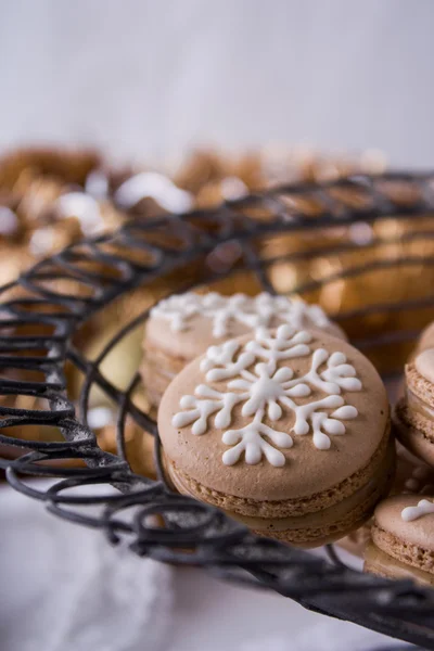 Macarons de Navidad — Foto de Stock