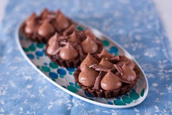 チョコレートのタルト — ストック写真