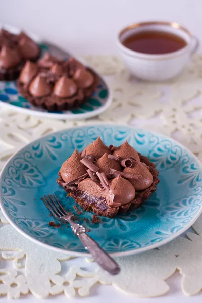 Tartes au chocolat — Photo