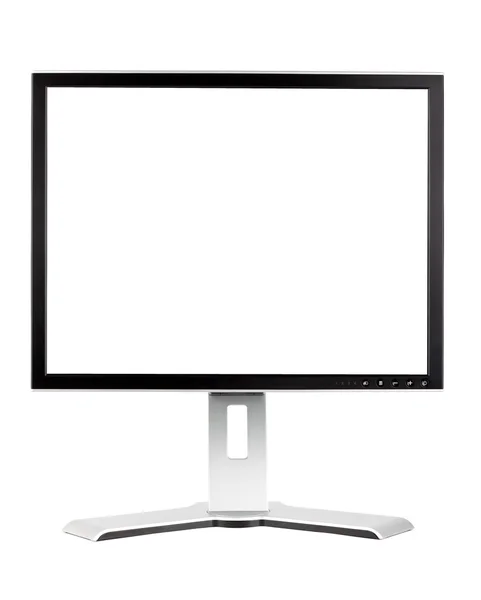 Computer monitor isolated on white — Stock Photo, Image