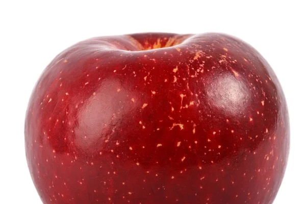 Closeup red apple isolated — Stock Photo, Image