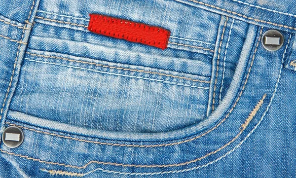 Jeans Blue Jeans Tasche — Stockfoto