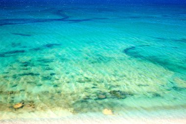 plaj ve deniz Üstten Görünüm