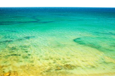 plaj ve deniz Üstten Görünüm