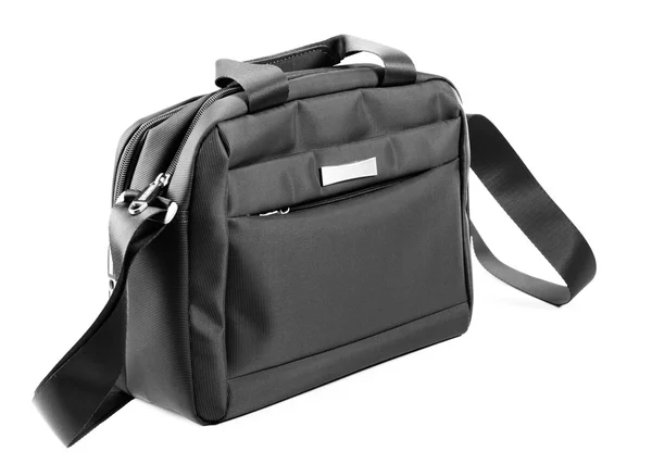 Beyaz bir arka plan üzerinde izole laptop çantası — Stok fotoğraf