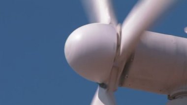 Rüzgar Türbini. yakın çekim.