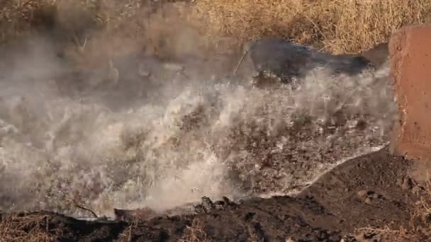 工业废水 — 图库视频影像